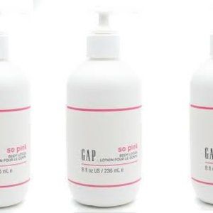 Lot of 3 GAP SO PINK SCENT BODY LOTION BRAND NEW